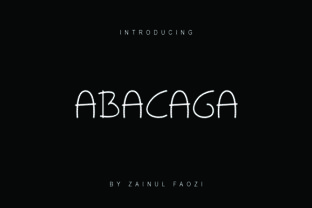 Abacaga: A Handwritten Font for Authentic Branding