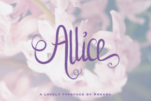 Allice: A Playful Handwritten Font for Editorial Design
