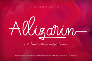 Allizarin Font Review for Web Designers