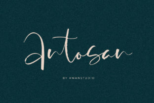 Antosan: A Handwritten Font for Brand Identity