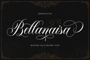 Bellanaisa: A Script Font for Editorial Design