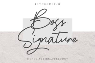 Boss Font: A Handwritten Typeface for Editorial Design