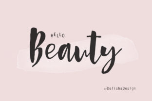 Hello Beauty: A Handwritten Font for Crafters