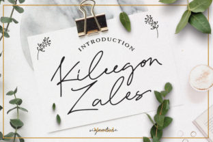 Kileegon Zales: The Modern Handwritten Font for Marketers