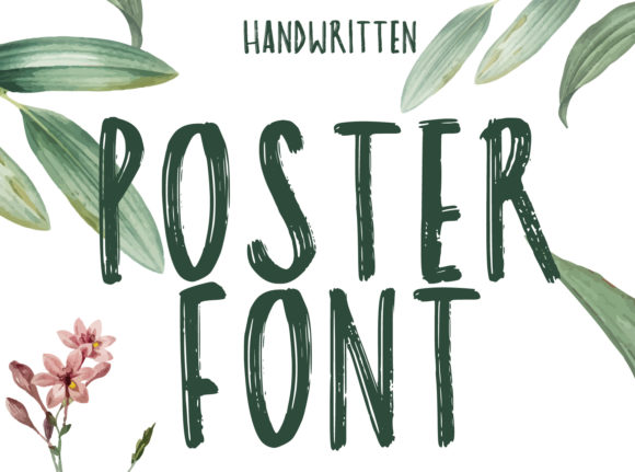Poster Font Review: Modern Handwritten Type for Web