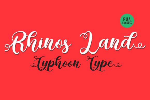 Rhinos Land: A Handwritten Font for Modern Web Design