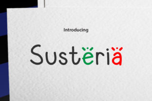 Susteria: A Handwritten Font for Memorable Branding