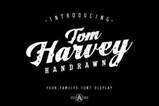 Tom Harvey: A Radiant Handwritten Font for Editorial Design