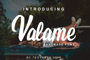 Valame Font Review: Bold Handwritten Style