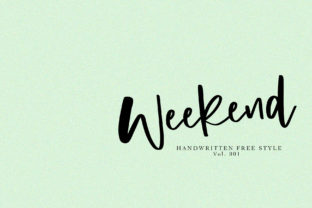 Weekend Font: Elevating Web Design with Handwritten Charm